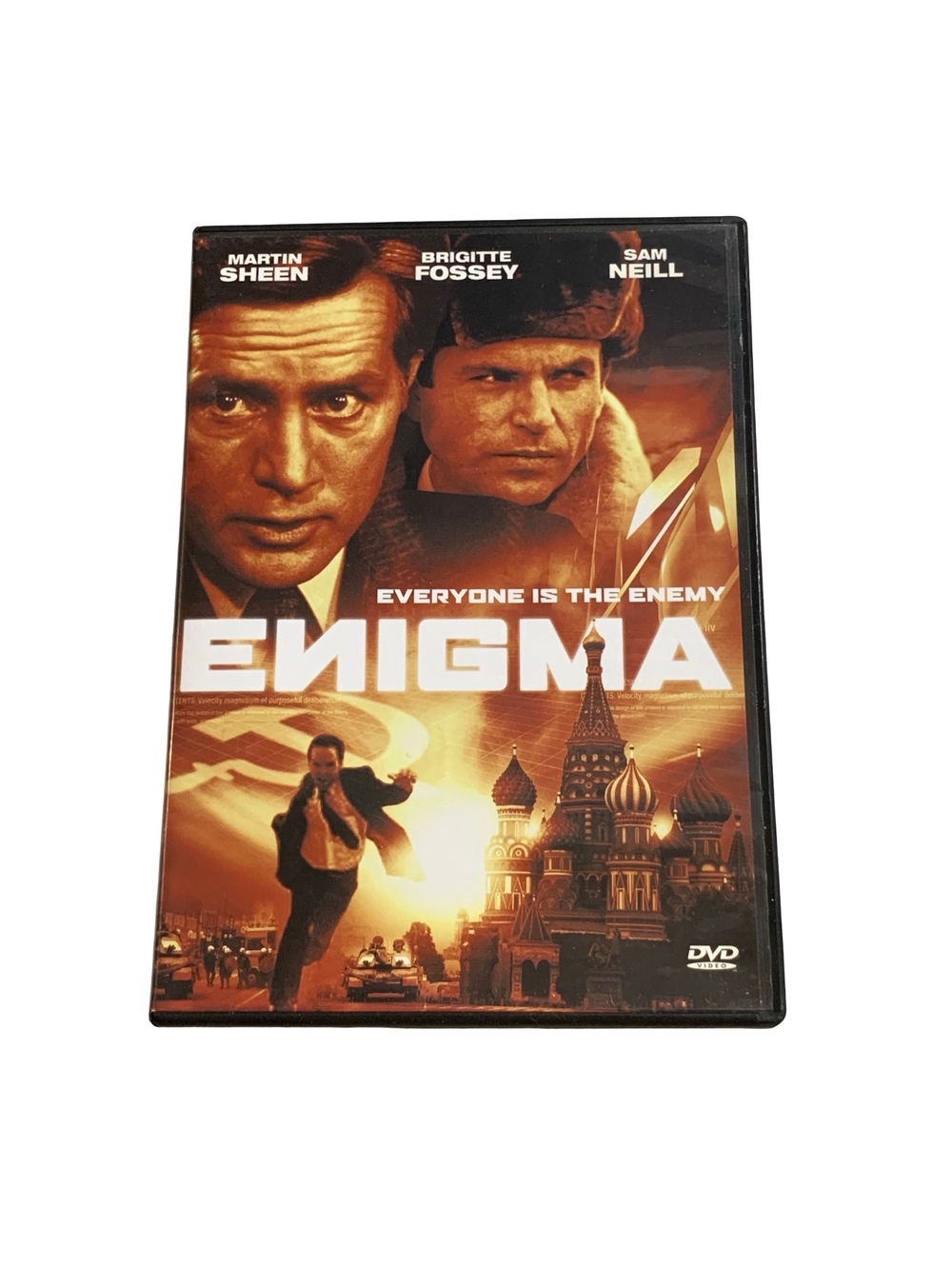 Enigma DVD Movie Thriller Starring Martin Sheen, Brigitte Fossey, Sam Neill